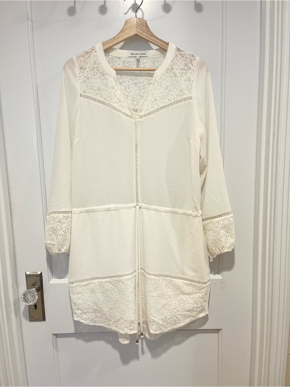 Heartloom White Boho Tunic Dress XS - Picture 4 of 11